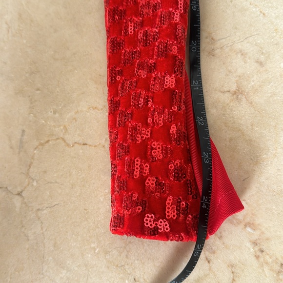 Micheal Costello red sequin Elise dress size small - Picture 16 of 16